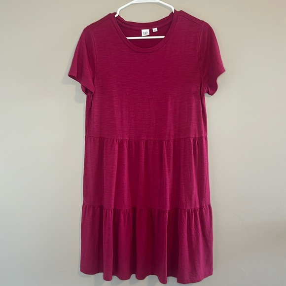 Gap Tiered Mini Dress Size Small Petite - Picture 1 of 6
